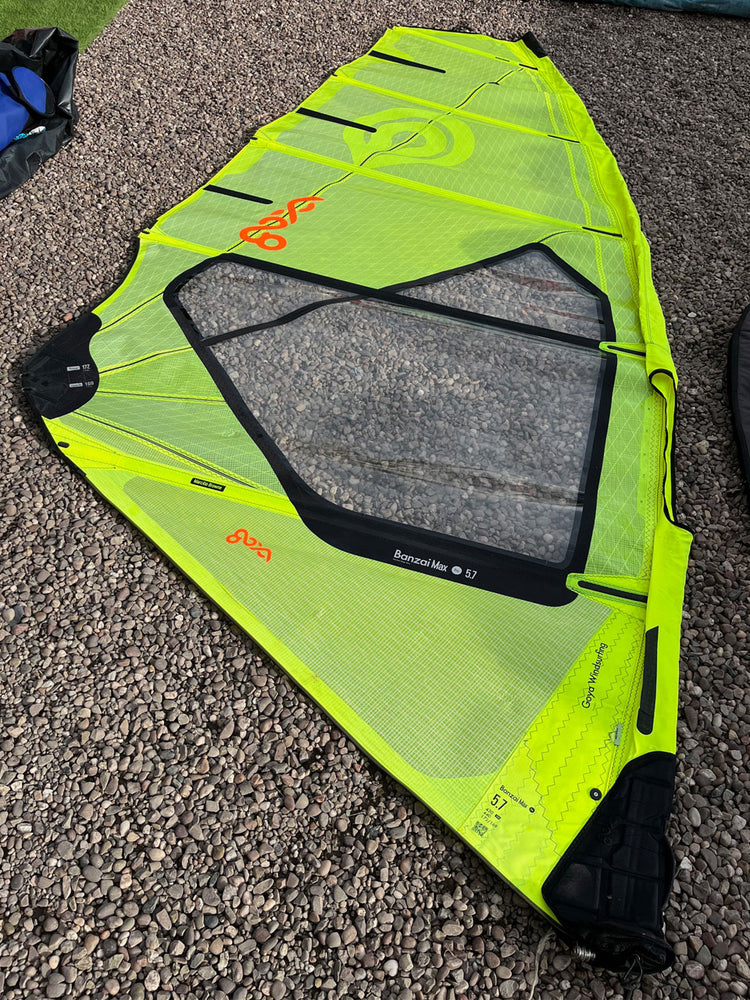 2024 Goya Banzai Max Pro 5.7 m2 Used windsurfing sails