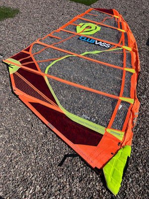
                  
                    Load image into Gallery viewer, 2023 Goya Mark 5.8 m2 used windsurf sail foot panel Used windsurfing sails
                  
                