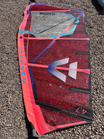 2023 Duotone Super Hero 4.7 m2 (foot panel) Used windsurfing sails