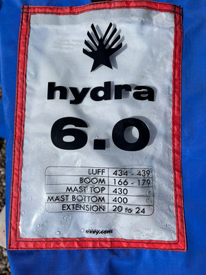 
                  
                    Load image into Gallery viewer, 2019 Ezzy Hydra 6.0 m2 Used windsurfing sails
                  
                