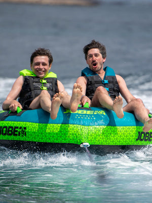 
                  
                    Load image into Gallery viewer, Jobe Double Trouble 2 Person Towable Inflatable - Teal Inflatables
                  
                