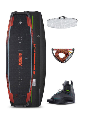 
                  
                    Load image into Gallery viewer, Jobe Logo Wakeboard 138 &amp;amp; Maze Bindings Package UK 6-10 Wakeboards
                  
                