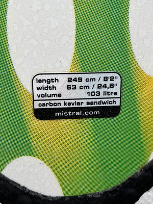 
                  
                    Load image into Gallery viewer, 2005 Mistral Joker 103 Used Windsurfing Board Used windsurfing boards
                  
                