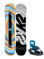 K2 KIDS LIL MINI SNOWBOARD AND BINDING PACKAGE - 2024 SNOWBOARDS