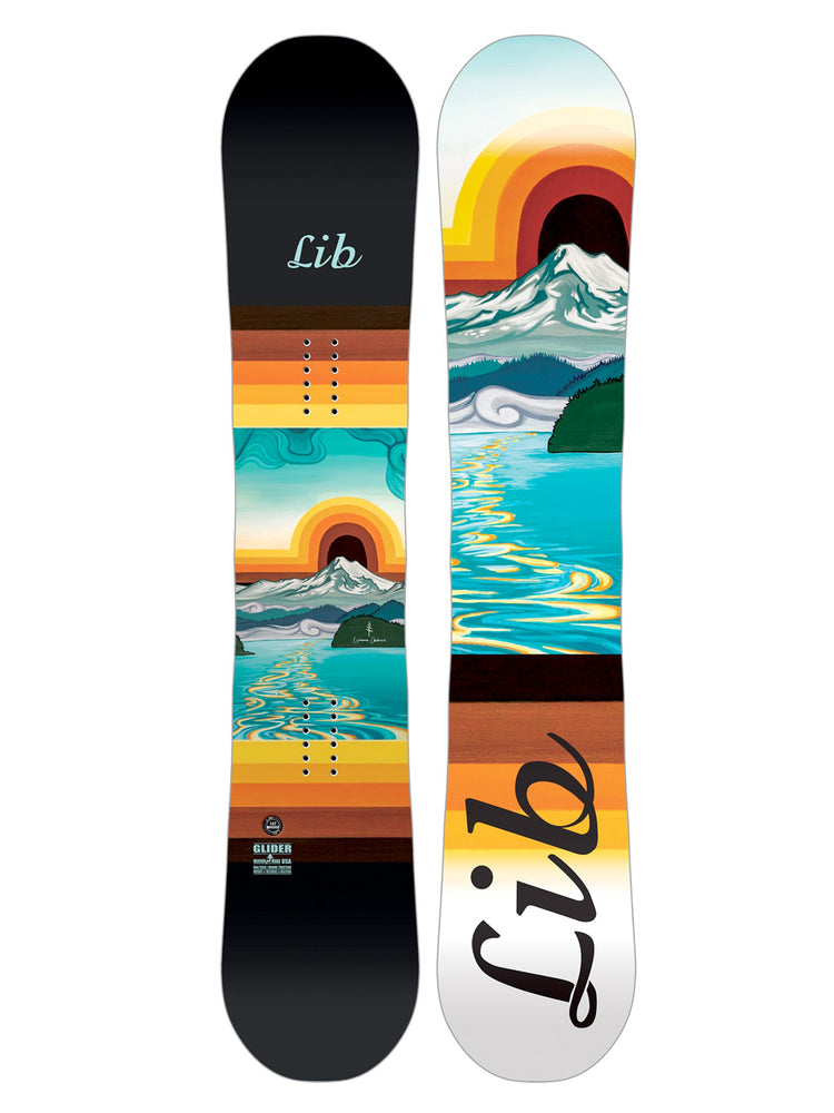 LIB TECH WOMENS GLIDER SNOWBOARD - 2024 147 CM SNOWBOARDS