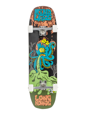 
                  
                    Load image into Gallery viewer, MINDLESS OCTOPUKE CRUISER - SKATEBOARD COMPLETE 8.75 ORANGE/GREEN LONGBOARD COMPLETES
                  
                