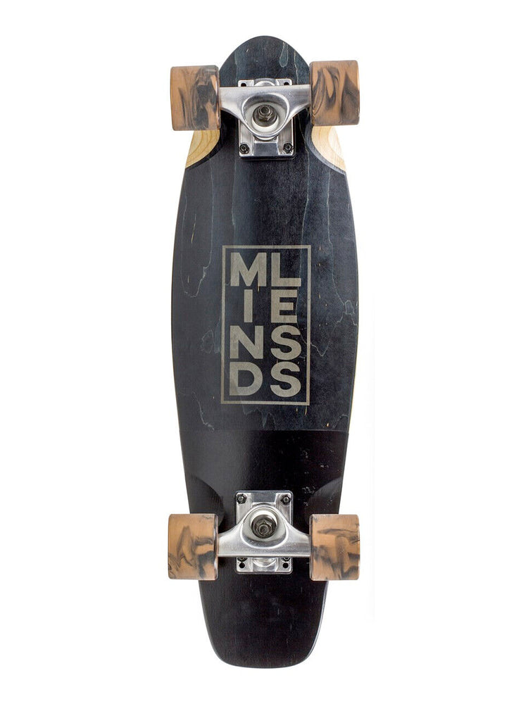 MINDLESS STAINED DAILY III CRUISER SKATEBOARD COMPLETE 7 BLACK skateboard completes