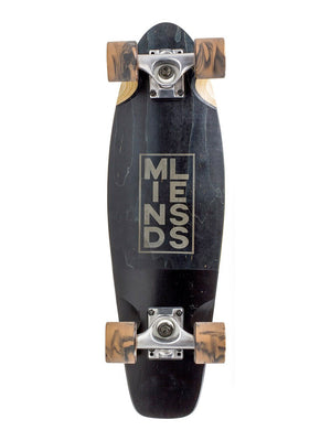 
                  
                    Load image into Gallery viewer, MINDLESS STAINED DAILY III CRUISER SKATEBOARD COMPLETE 7 BLACK skateboard completes
                  
                