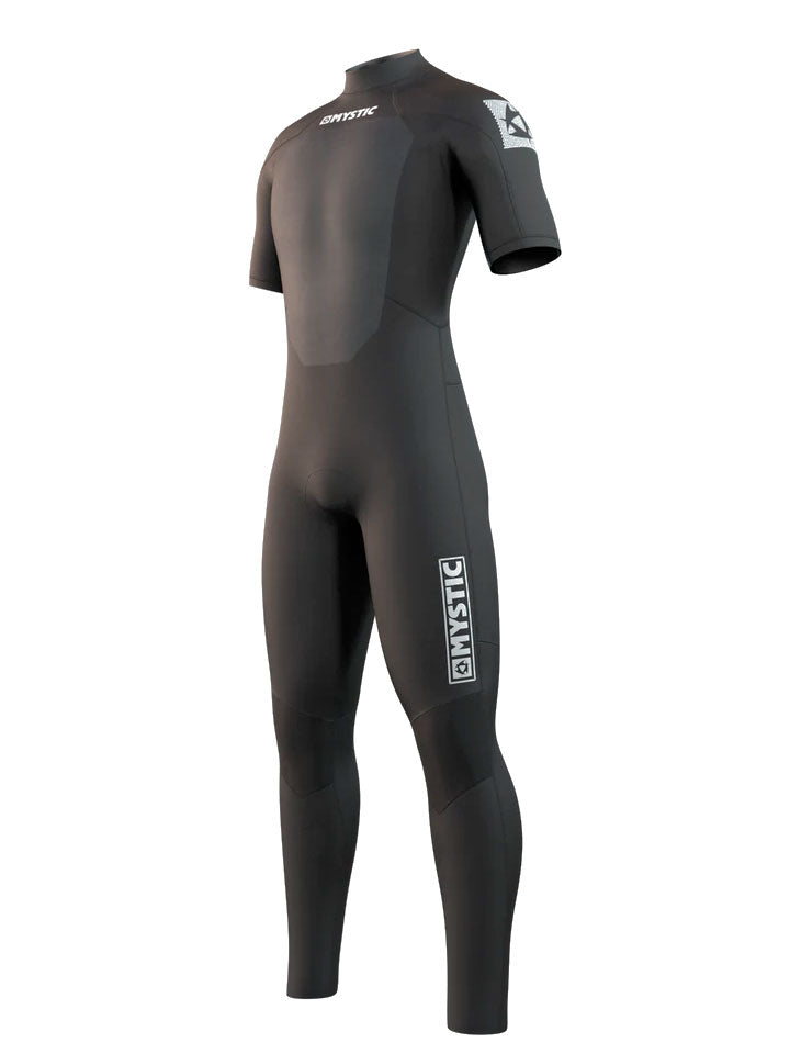 Mystic Brand 3/2MM BZ Short Arm Wetsuit - Black - 2024 Mens summer wetsuits