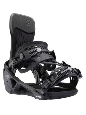
                  
                    Load image into Gallery viewer, NIDECKER SUPERMATIC LT SNOWBOARD BINDINGS - BLACK - 2026 LARGE BLACK SNOWBOARD BINDINGS
                  
                