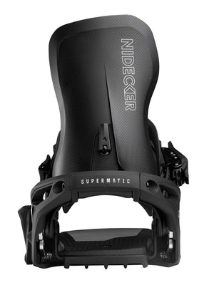 
                  
                    Load image into Gallery viewer, NIDECKER SUPERMATIC LT SNOWBOARD BINDINGS - BLACK - 2026 SNOWBOARD BINDINGS
                  
                