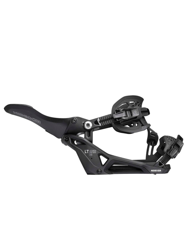 NIDECKER SUPERMATIC LT SNOWBOARD BINDINGS - BLACK - 2026 SNOWBOARD BINDINGS
