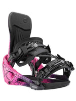 NIDECKER SUPERMATIC LT SNOWBOARD BINDINGS - MAGMA - 2026 LARGE MAGMA SNOWBOARD BINDINGS