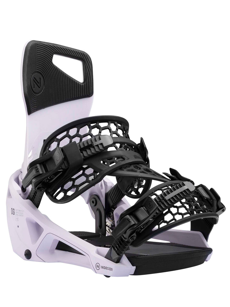 NIDECKER SUPERMATIC OG SNOWBOARD BINDINGS - HEATHER - 2026 HEATHER SNOWBOARD BINDINGS