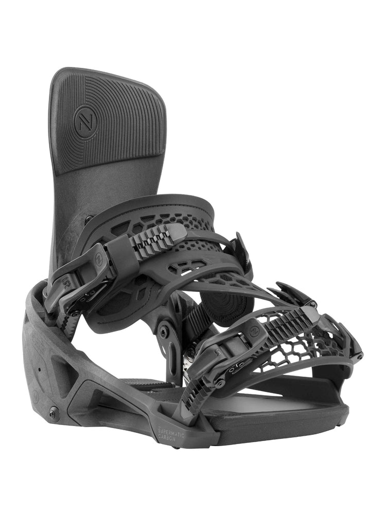 NIDECKER CARBON SUPERMATIC SNOWBOARD BINDINGS - 2026 LARGE CARBON SNOWBOARD BINDINGS
