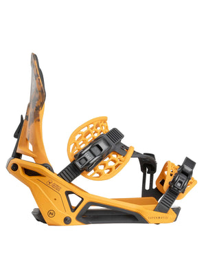 NIDECKER SUPERMATIC SNOWBOARD BINDINGS - DUNE ORANGE - 2025 SNOWBOARD BINDINGS