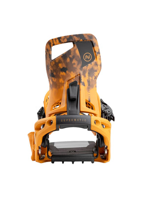 NIDECKER SUPERMATIC SNOWBOARD BINDINGS - DUNE ORANGE - 2025 SNOWBOARD BINDINGS