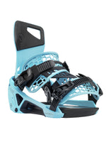 NIDECKER SUPERMATIC SNOWBOARD BINDINGS - ESCAPE CYAN - 2025 SNOWBOARD BINDINGS