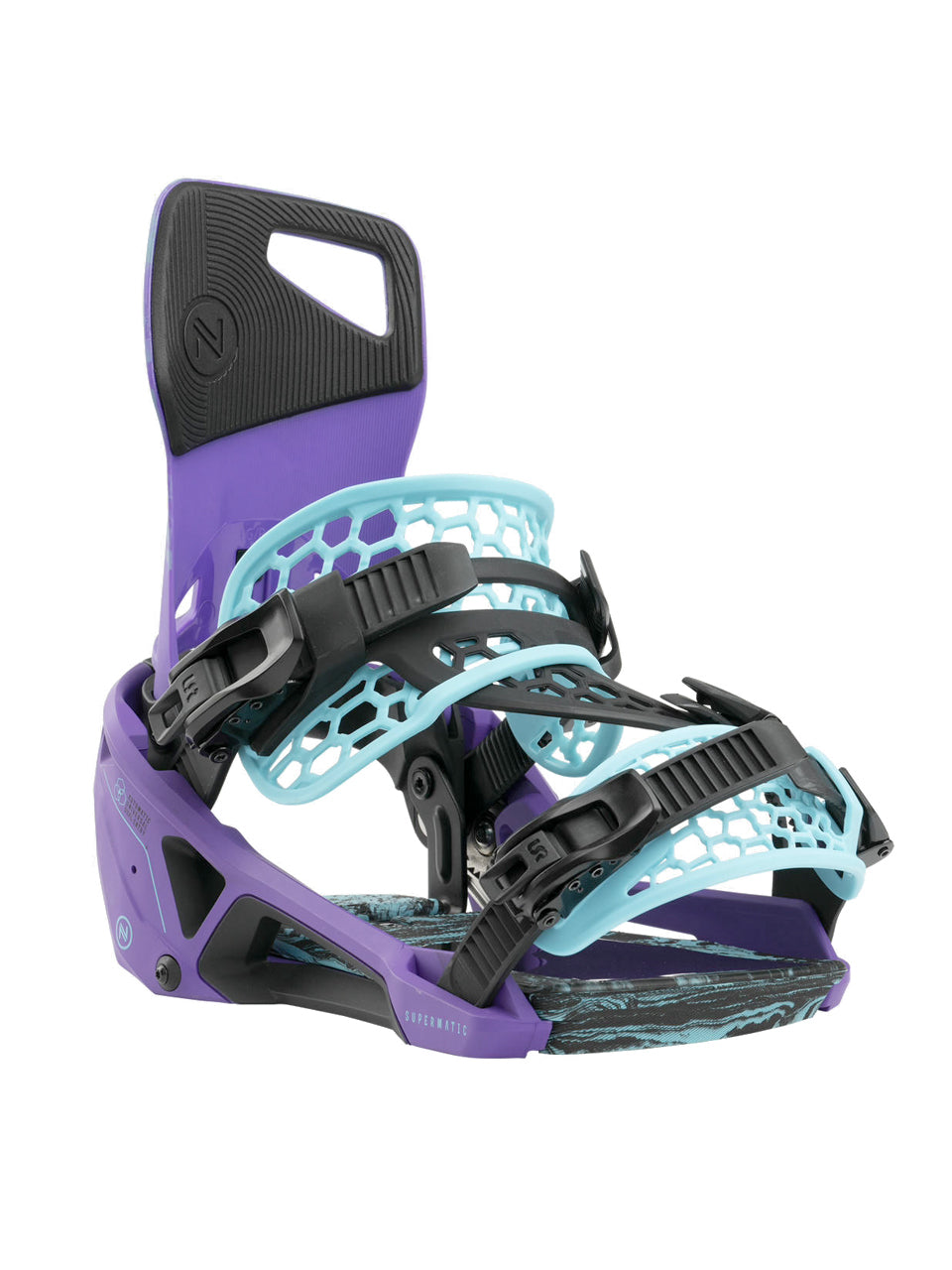 Nidecker Supermatic ビンディング Escape Cyan Nidecker Supermatic Bindings - Escape Cyan – Boardomshop