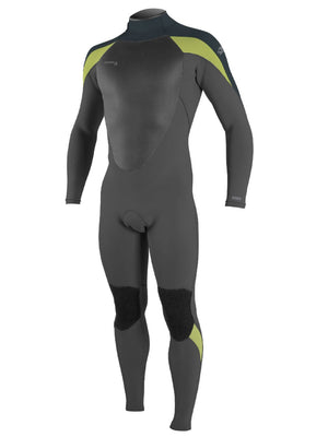 
                  
                    Load image into Gallery viewer, O&amp;#39;Neill Epic 4/3MM Back Zip Wetsuit - Black Gunmetal Dayglow - 2024 XXXXL Mens winter wetsuits
                  
                