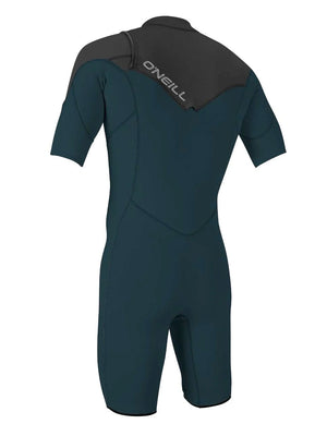 
                  
                    Load image into Gallery viewer, O&amp;#39;Neill Hammer 2MM Chest Zip Shorty Wetsuit - Slate Black - 2024 Mens shorty wetsuits
                  
                