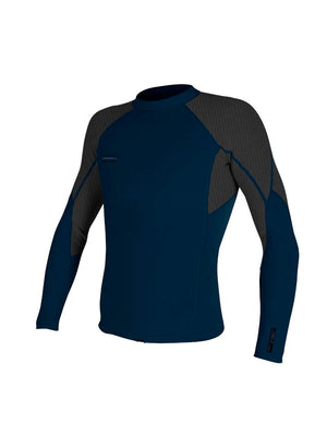 
                  
                    Load image into Gallery viewer, O&amp;#39;Neill Hyperfreak 1.5mm Long Sleeved Wetsuit Jacket - Abyss/Black - 2024 Mens summer wetsuits
                  
                