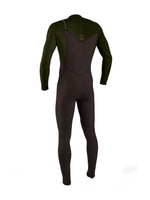 O'Neill Hyperfreak 5/4+mm Chest Zip Wetsuit - Arabica/Ranger - 2026 Mens winter wetsuits