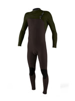O'Neill Hyperfreak 5/4+mm Chest Zip Wetsuit - Arabica/Ranger - 2026 Mens winter wetsuits