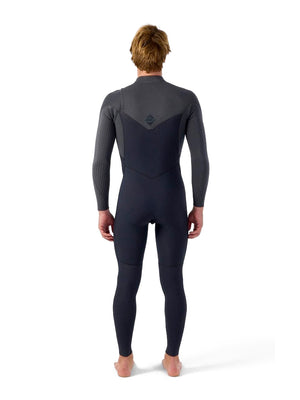 
                  
                    Load image into Gallery viewer, O&amp;#39;Neill Hyperfreak 5/4+mm Chest Zip Wetsuit - Black/Tempered Steel - 2026 Mens winter wetsuits
                  
                