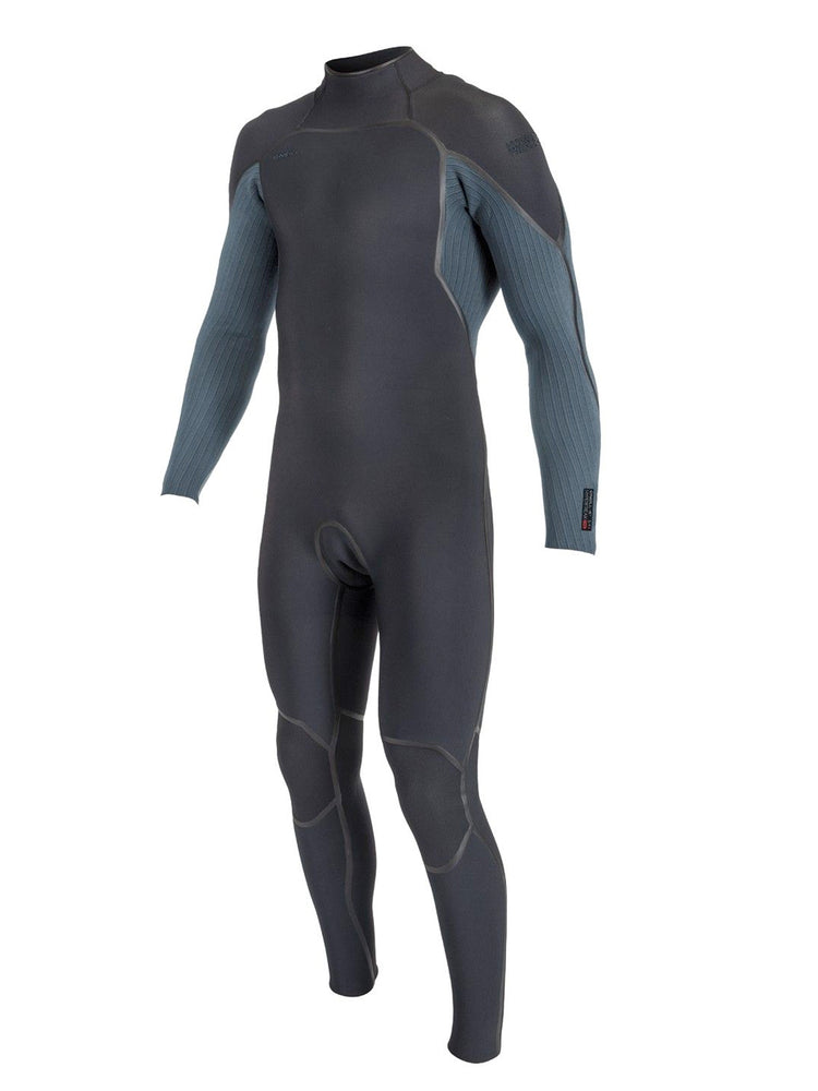 O'Neill Hyperfreak Fire 5/4+mm BZ Wetsuit - Black Cadet - 2024 Mens winter wetsuits