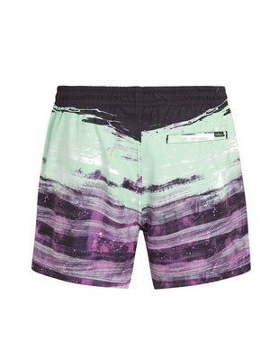 O'Neill Cali Gradient 15" Swim Shorts - Purple Melted Texture Windsurfing Shorts