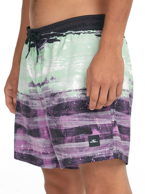 O'Neill Cali Gradient 15" Swim Shorts - Purple Melted Texture Windsurfing Shorts