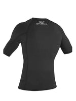 O'Neill Basic Skins Mens S/S Rash Vest Black Rashvests