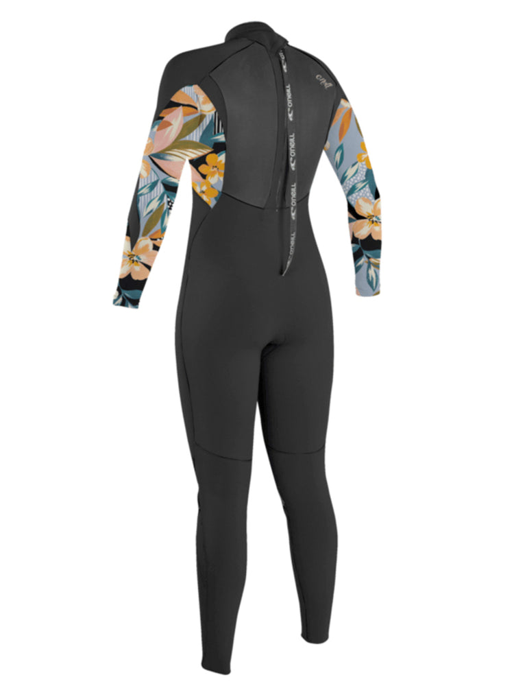 O'Neill Womens Epic 3/2mm Wetsuit - Black Demiflor - 2023 Womens summer wetsuits