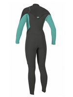 O'Neill Womens Hyperfreak 4/3+MM CZ Wetsuit - Raven Opal - 2024 Womens winter wetsuits