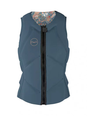 
                  
                    Load image into Gallery viewer, O&amp;#39;Neill Womens Slasher B Comp Impact Vest - Copen Blue Painted Tropics - 2025 16 Impact Vests
                  
                
