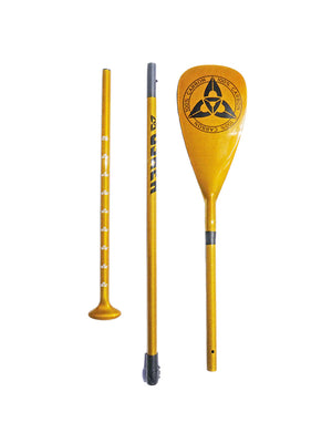 
                  
                    Load image into Gallery viewer, O&amp;#39;shea 100% Carbon 3 Piece Adjustable SUP Paddle - Gold SUP Paddles
                  
                