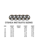O'Shea Prisma 3/2 mm Kids Shorty Black Kids shorty wetsuits