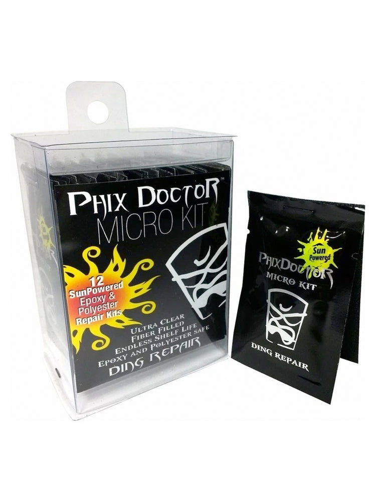 PHIX DOCTOR MICRO KIT - DISPOSABLE REPAIR KIT 12 PACK SURF ACCESSORIES