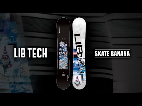 
                  
                    Load and play video in Gallery viewer, LIB TECH SKATE BANANA WIDE SNOWBOARD - 2024
                  
                