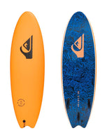 QUICKSILVER BAT SURFBOARD - ORANGE 6'0" SURFBOARDS
