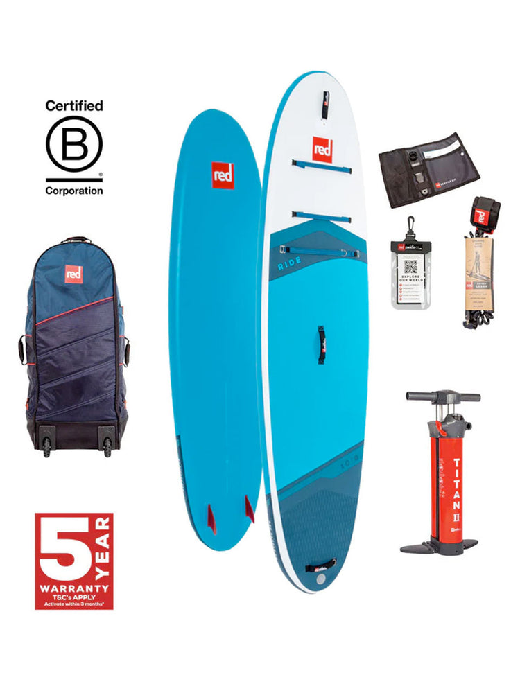 2024 Red Paddle Co Ride MSL 10'6 Inflatable SUP Package No Paddle 10'6 Inflatable SUP Boards