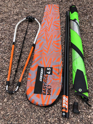 
                  
                    Load image into Gallery viewer, RRD Easy ride Rig Y7 4.5 m2 Used windsurfing sails
                  
                