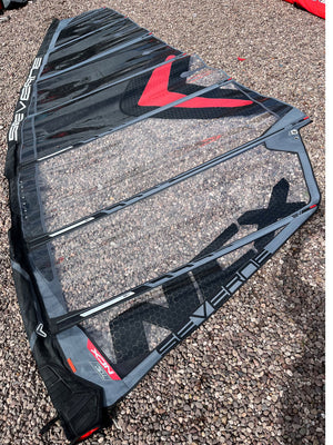 
                  
                    Load image into Gallery viewer, 2023 Severne NCX 7.0m2 black Used windsurfing sails
                  
                