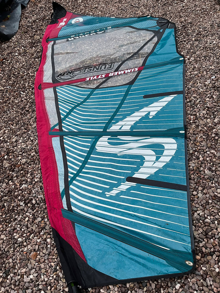 2025 Simmer Black Tip Team Edition 4.0 m2 Used windsurfing sails