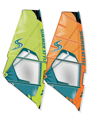 
                  
                    Load image into Gallery viewer, 2024 Simmer Black Tip Sail 5.9m2 New windsurfing sails
                  
                