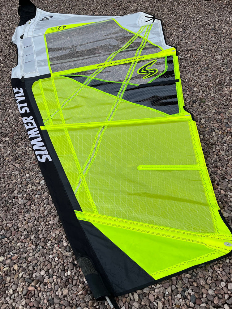 2017 Simmer Black Tip 4.2 m2 Used windsurfing sails