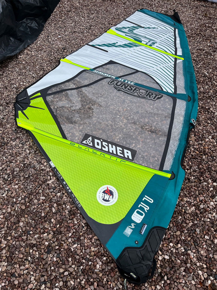 2025 Simmer Black Tip Team Edition 5.0 m2 Used windsurfing sails