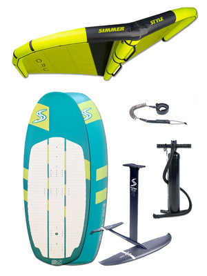 
                  
                    Load image into Gallery viewer, Simmer Blackbird Complete Wing Foiling Package 110lts Foil Wing Boards
                  
                