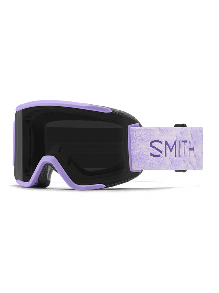 SMITH SQUAD S SNOWBOARD GOGGLE - PERI DUST PEEL SUN BLACK - 2024 PERI DUST PEEL SUN BLACK GOGGLES